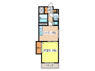 ラフィネ堺町の物件間取画像